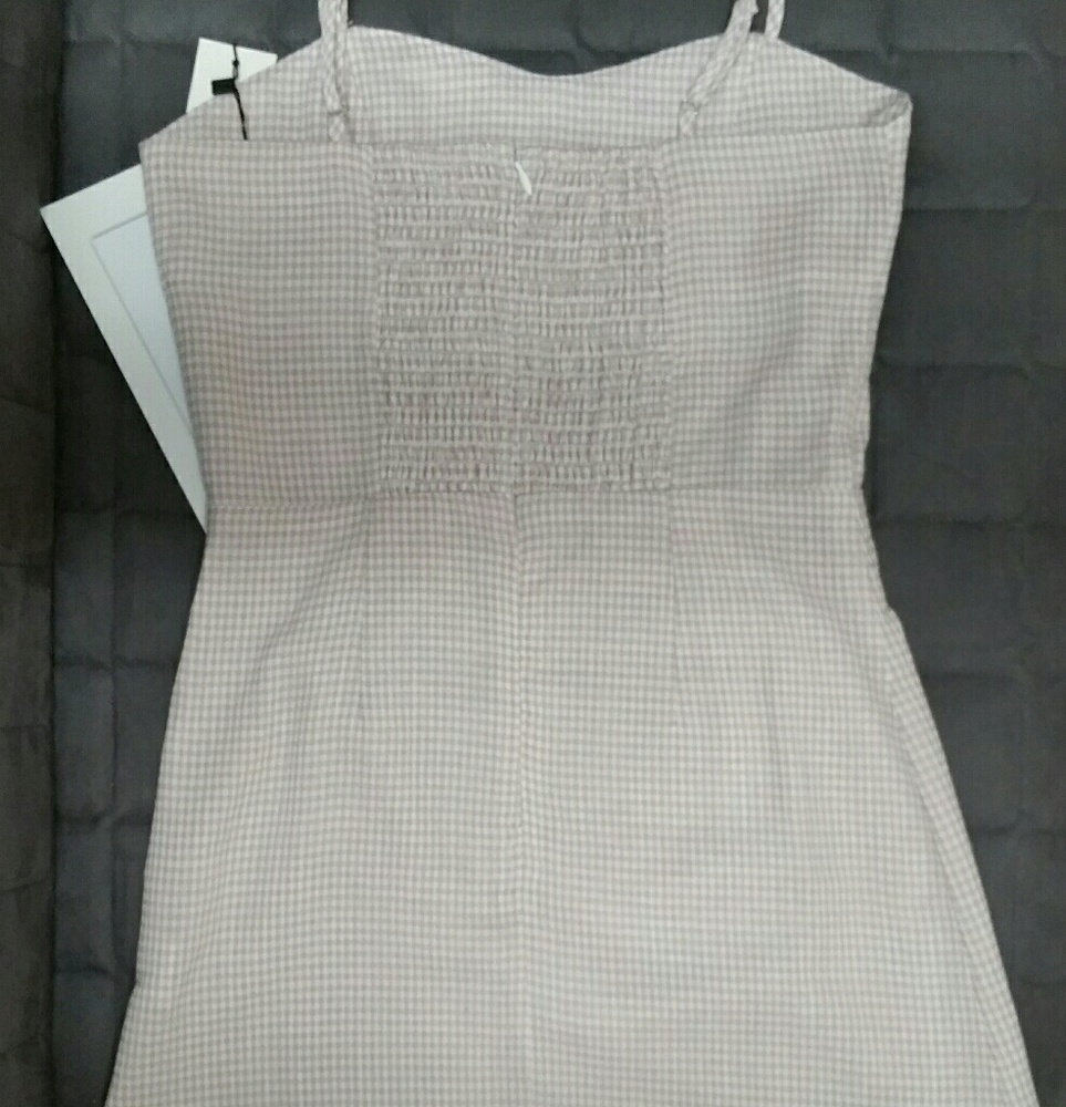 Gingham strap dress - Picture 2 of 4